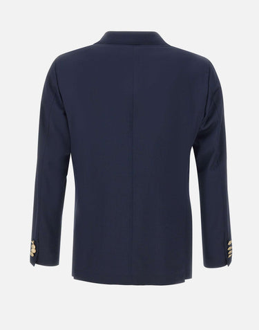 BARBA Blazer in lana BLUE Uomo 