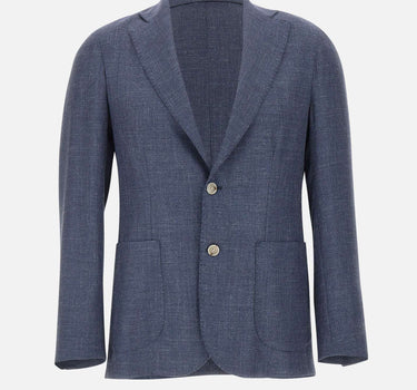 BARBA Blazer "Easy J Mono" BLUE Uomo 