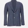 BARBA Blazer "Easy J Mono" BLUE Uomo 