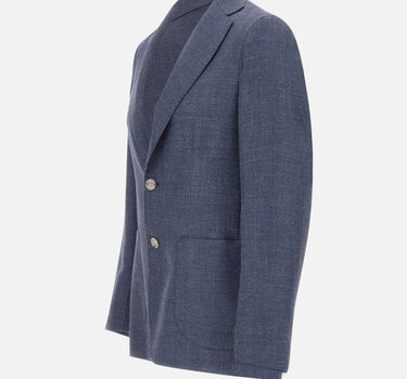 BARBA Blazer "Easy J Mono" BLUE Uomo 