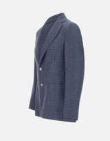 BARBA Blazer "Easy J Mono" BLUE Uomo 