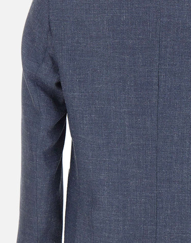BARBA Blazer "Easy J Mono" BLUE Uomo 