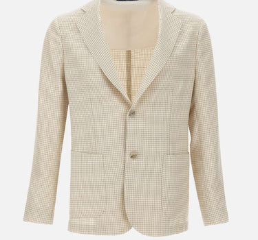 BARBA Blazer "Easy J Mono" BEIGE Uomo 