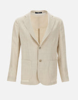 BARBA Blazer "Easy J Mono" BEIGE Uomo 