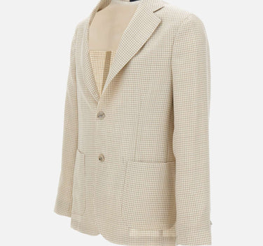 BARBA Blazer "Easy J Mono" BEIGE Uomo 