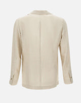 BARBA Blazer "Easy J Mono" BEIGE Uomo 