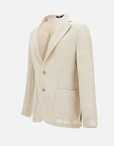 BARBA Blazer "EasyJ Mono" BEIGE Uomo 