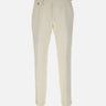 BARBA Pantaloni "Parma" WHITE Uomo 
