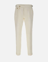 BARBA Pantaloni "Parma" WHITE Uomo 