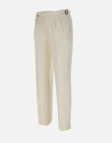BARBA Pantaloni "Parma" WHITE Uomo 