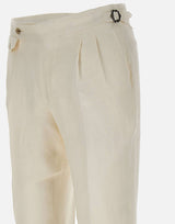 BARBA Pantaloni "Parma" WHITE Uomo 