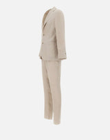 BARBA Completo in lino BEIGE Uomo 