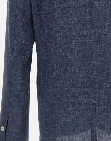 BARBA Blazer "Easy J Mono" BLUE Uomo 