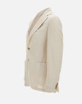 BARBA Blazer "JCK Active Mono" WHITE Uomo 