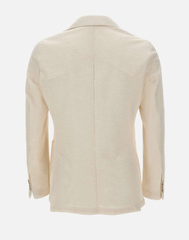 BARBA Blazer "JCK Active Mono" WHITE Uomo 