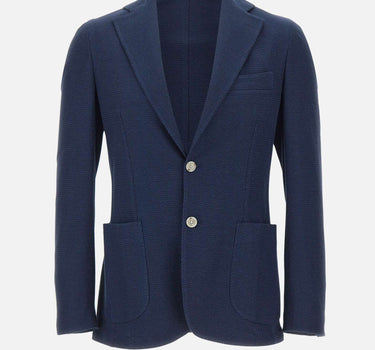 BARBA Blazer "JCK Active Mono" BLUE Uomo 