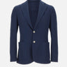 BARBA Blazer "JCK Active Mono" BLUE Uomo 