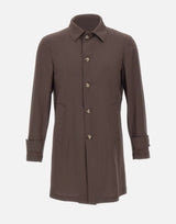 BARBA Trench "Bristol" BROWN Uomo 