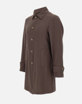 BARBA Trench "Bristol" BROWN Uomo 