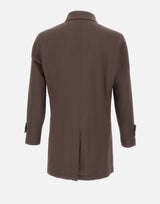 BARBA Trench "Bristol" BROWN Uomo 