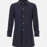 BARBA Trench "Bristol" BLUE Uomo 