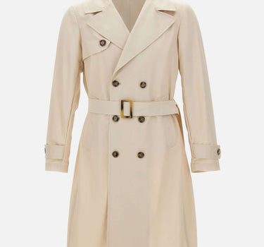 BARBA Trench "Oxford" BEIGE Uomo 