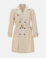 BARBA Trench "Oxford" BEIGE Uomo 