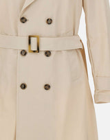 BARBA Trench "Oxford" BEIGE Uomo 