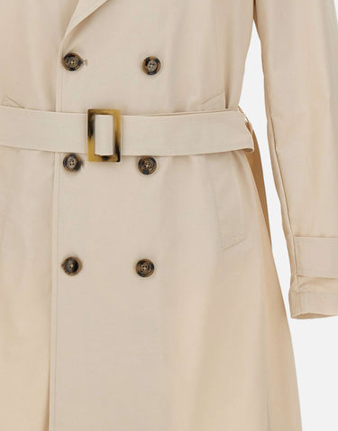 BARBA Trench "Oxford" BEIGE Uomo 
