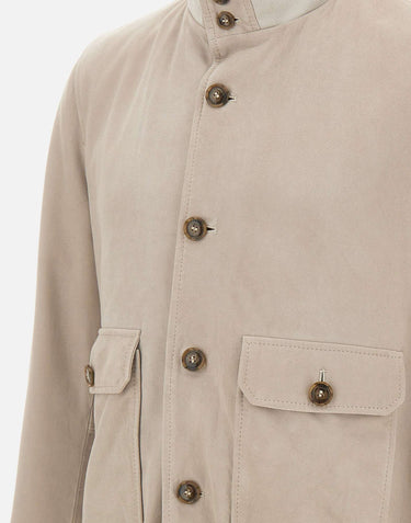 BARBA Giacca "Vermont" BEIGE Uomo 