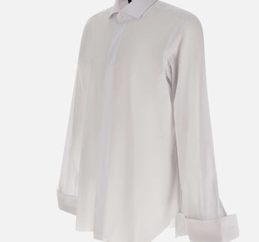 BARBA Camicia classica semi-slim WHITE Uomo 