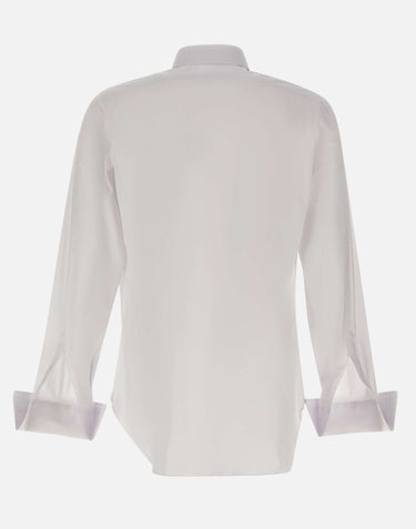 BARBA Camicia classica semi-slim WHITE Uomo 