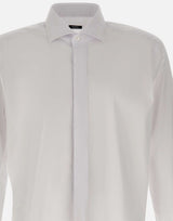 BARBA Camicia classica semi-slim WHITE Uomo 