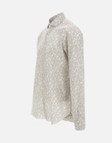 BARBA Camicia a fantasia florelae GREY Uomo 