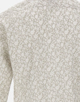 BARBA Camicia a fantasia florelae GREY Uomo 