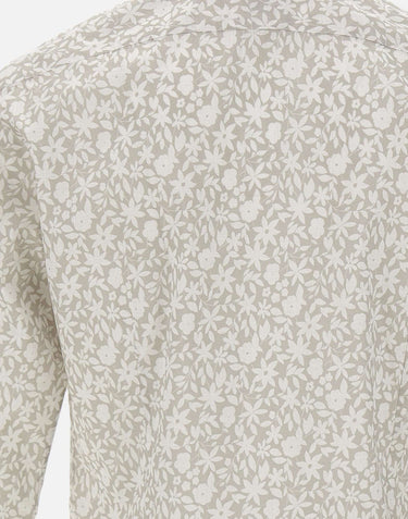 BARBA Camicia a fantasia florelae GREY Uomo 