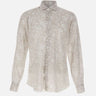 BARBA Camicia con stampa floreale BEIGE Uomo 