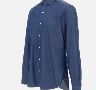 BARBA Camicia in cotone BLUE Uomo 