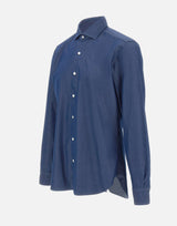 BARBA Camicia in cotone BLUE Uomo 