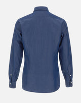 BARBA Camicia in cotone BLUE Uomo 