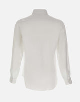 BARBA Camicia in lino WHITE Uomo 