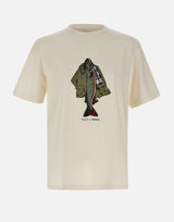 T-shirt "Fishing Jacket" MTS1612 MTSWH32 BARBOUR X PAUL SMITH 