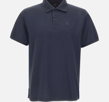 BELSTAFF Polo "Steel" BLUE Uomo 