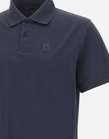 BELSTAFF Polo "Steel" BLUE Uomo 