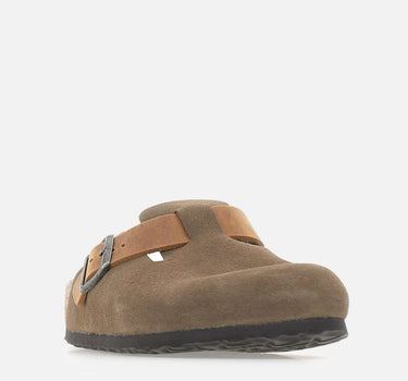 BIRKENSTOCK Ciabatte "Boston" BROWN Uomo 