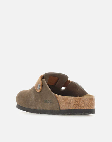 BIRKENSTOCK Ciabatte "Boston" BROWN Uomo 