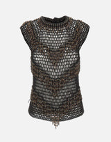 Top "Amaranto" SBS6AMARANTO BLK BLESS 