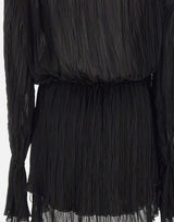 Abito plissettato in georgette 2A771A N0990 BLUMARINE 