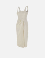 BLUMARINE Abito midi WHITE Donna 