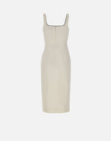 BLUMARINE Abito midi WHITE Donna 